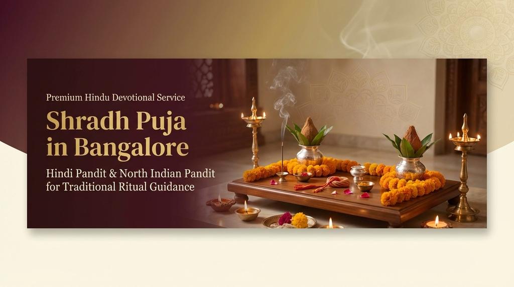 Shradh Puja ceremony conducted with traditional vidhi in Bangalore